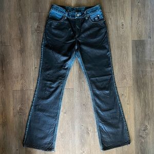Vintage 2005 Harley Davidson Leather & Denim Jeans